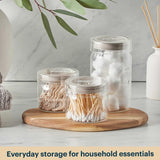 Pyrex® 4-Piece Lightweight Glass Canister Set