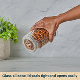 Pyrex® 4-Piece Lightweight Glass Canister Set