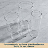 Pyrex® 6-Piece Lightweight Glass Canister Set