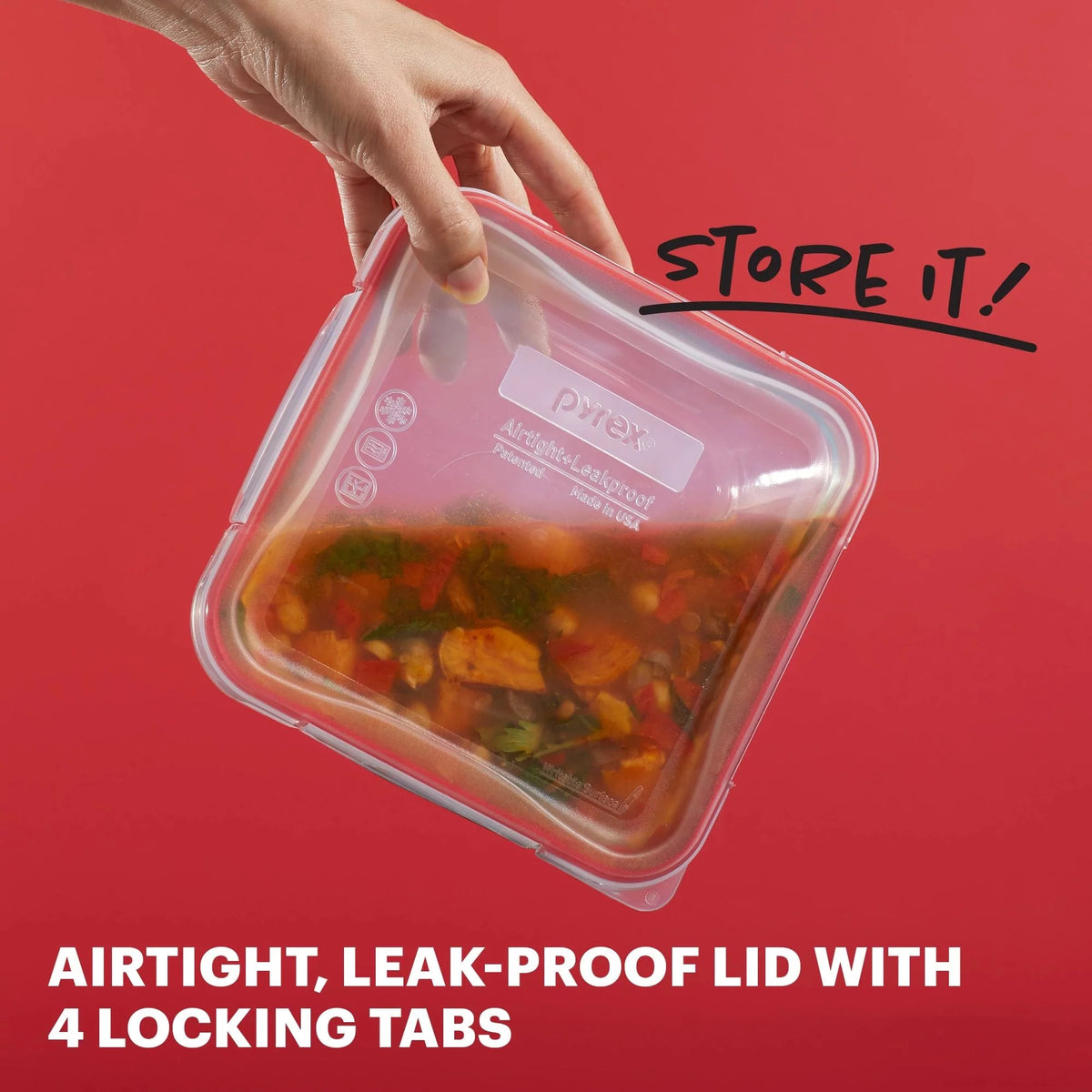 Pyrex® Freshlock™ 10-piece Meal Prep Glass Storage Set
