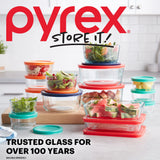 Pyrex® Simply Store® 18-piece Glass Food Storage Container Set with Lids