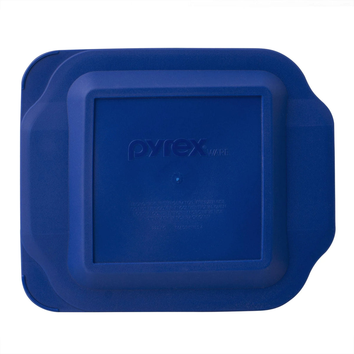 Pyrex® Blue Plastic Lid for Watercolor Collection 8" Square Baking Dish