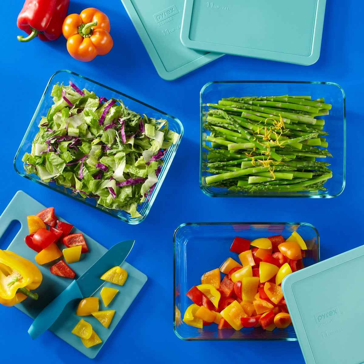 Pyrex® Simply Store® 6-piece Glass Storage Set