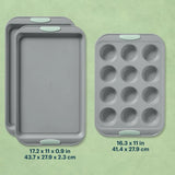 Pyrex® Metal Bakeware 3-Piece Set in Sage