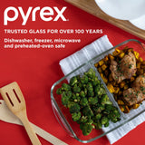 Pyrex® 8” x 12” Divided Glass Baking Dish