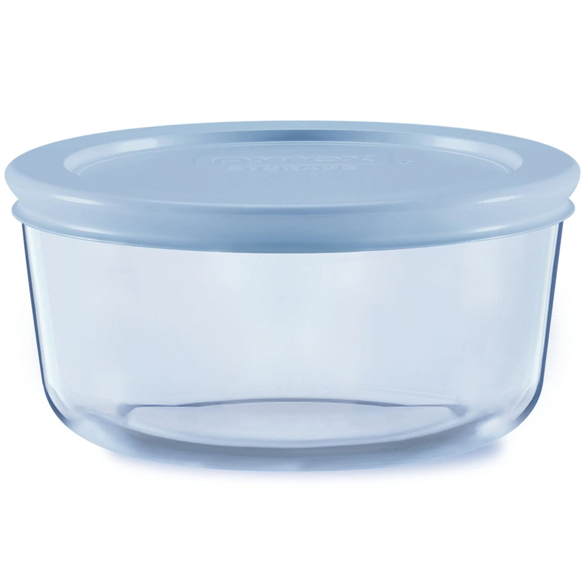 Pyrex® Simply Store® Tinted 2-cup Round Storage with Plastic Lid, Blue