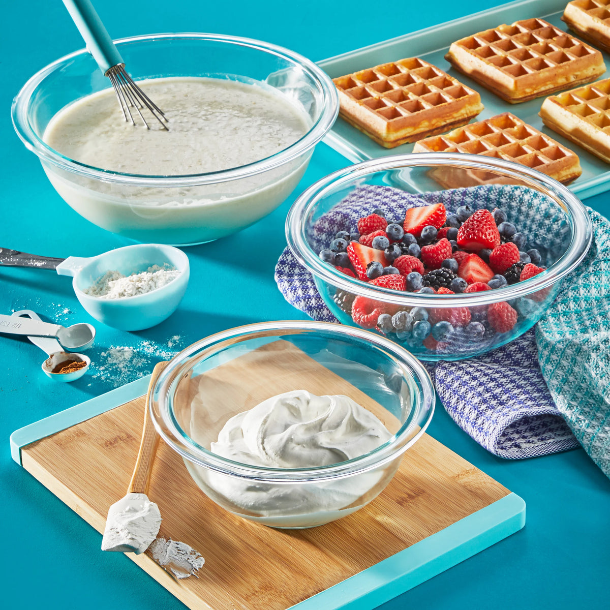 Pyrex® 3-piece Mixing Bowl Set